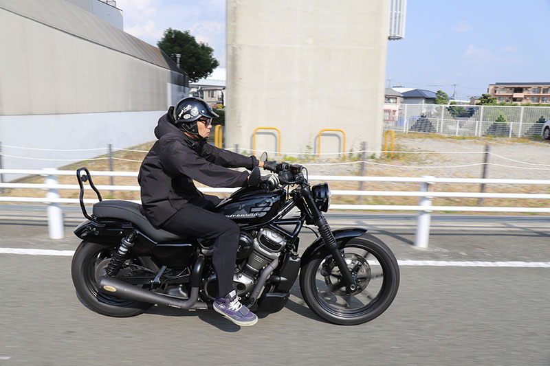ハーレー】RH975 純正バーエンドミラー でっかく